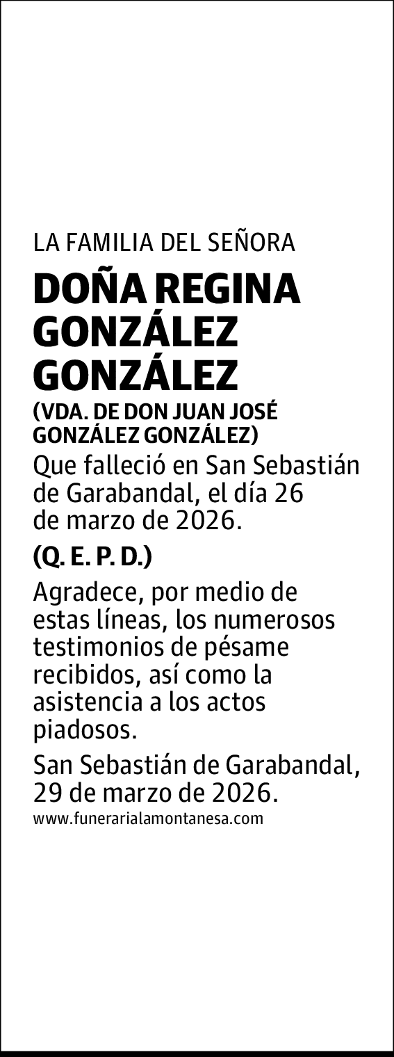 Regina González González