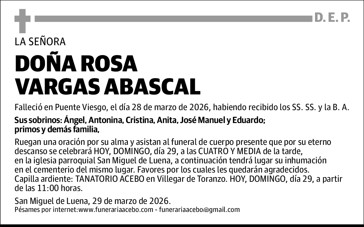 Rosa Vargas Abascal
