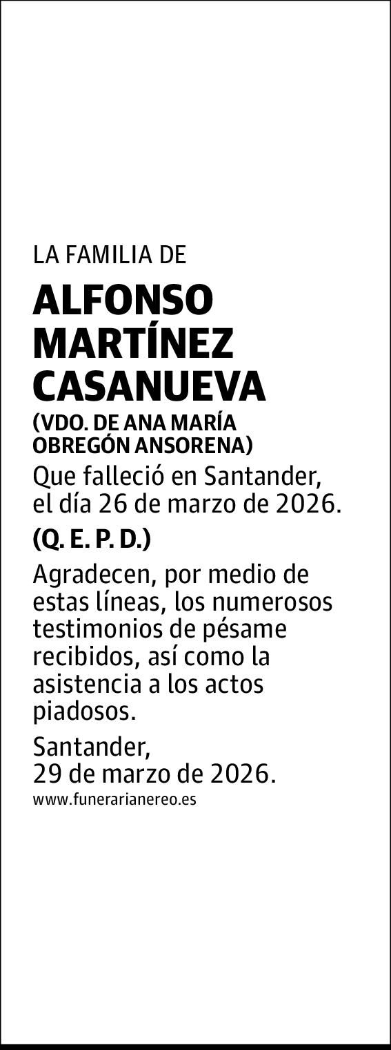 Alfonso Martínez Casanueva