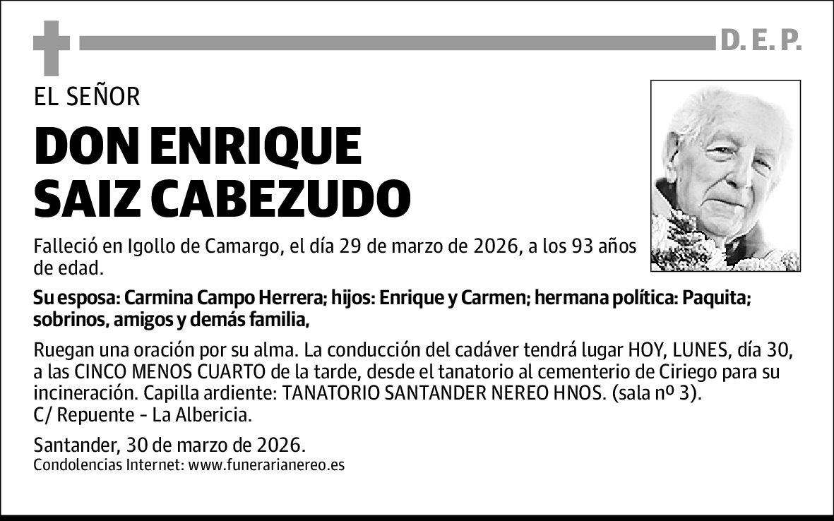 Enrique Saiz Cabezudo