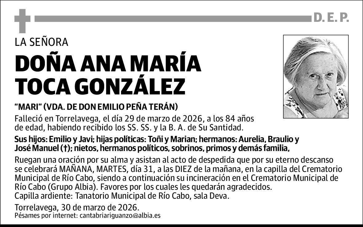 Ana María Toca González