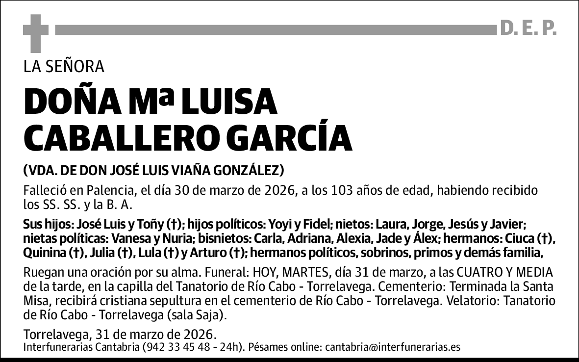 Mª Luisa Caballero García