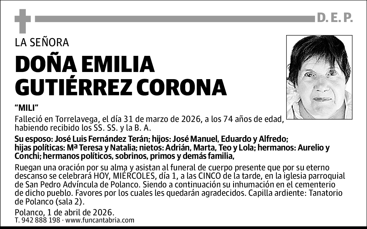 Emilia Gutiérrez Corona