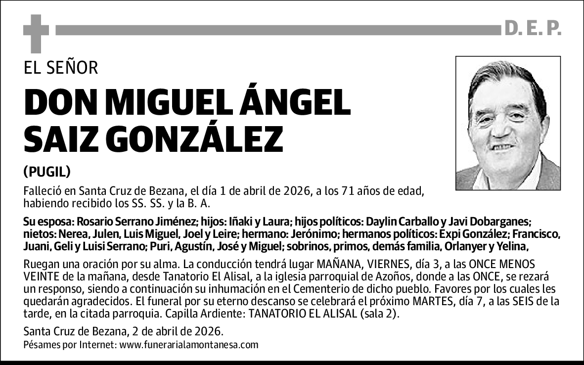 Miguel Angel Saiz Gonzalez