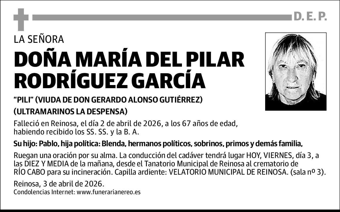 Maria del Pilar Rodríguez Garcia