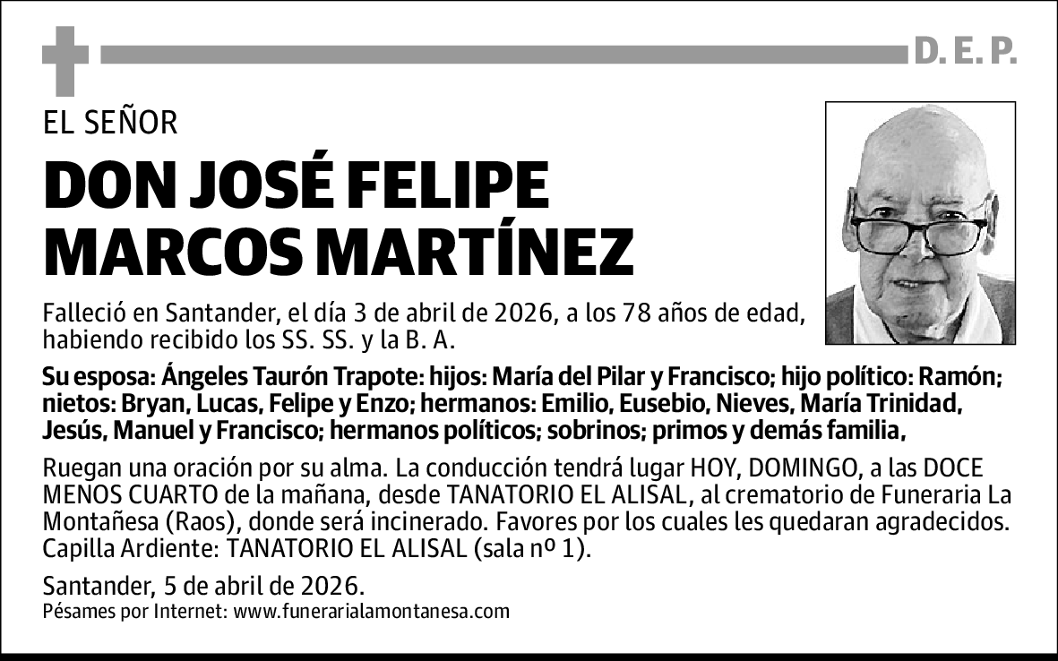 José Felipe Marcos Martínez