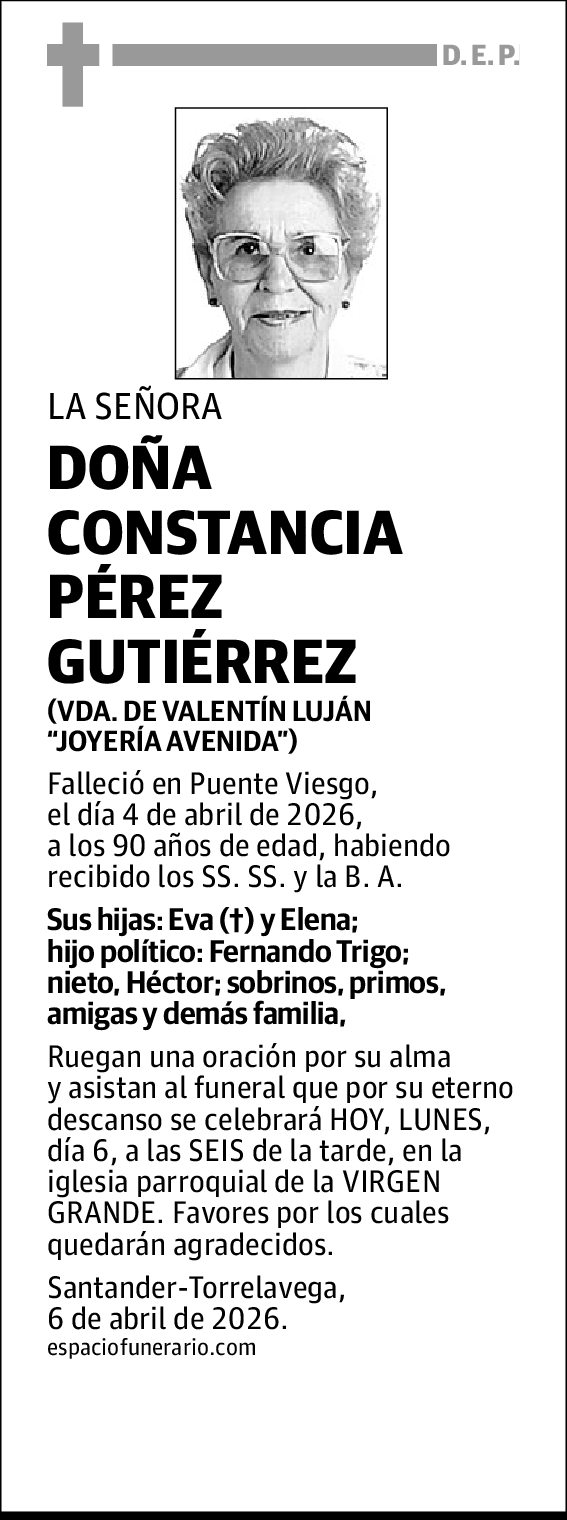 Constancia Pérez Gutiérrez