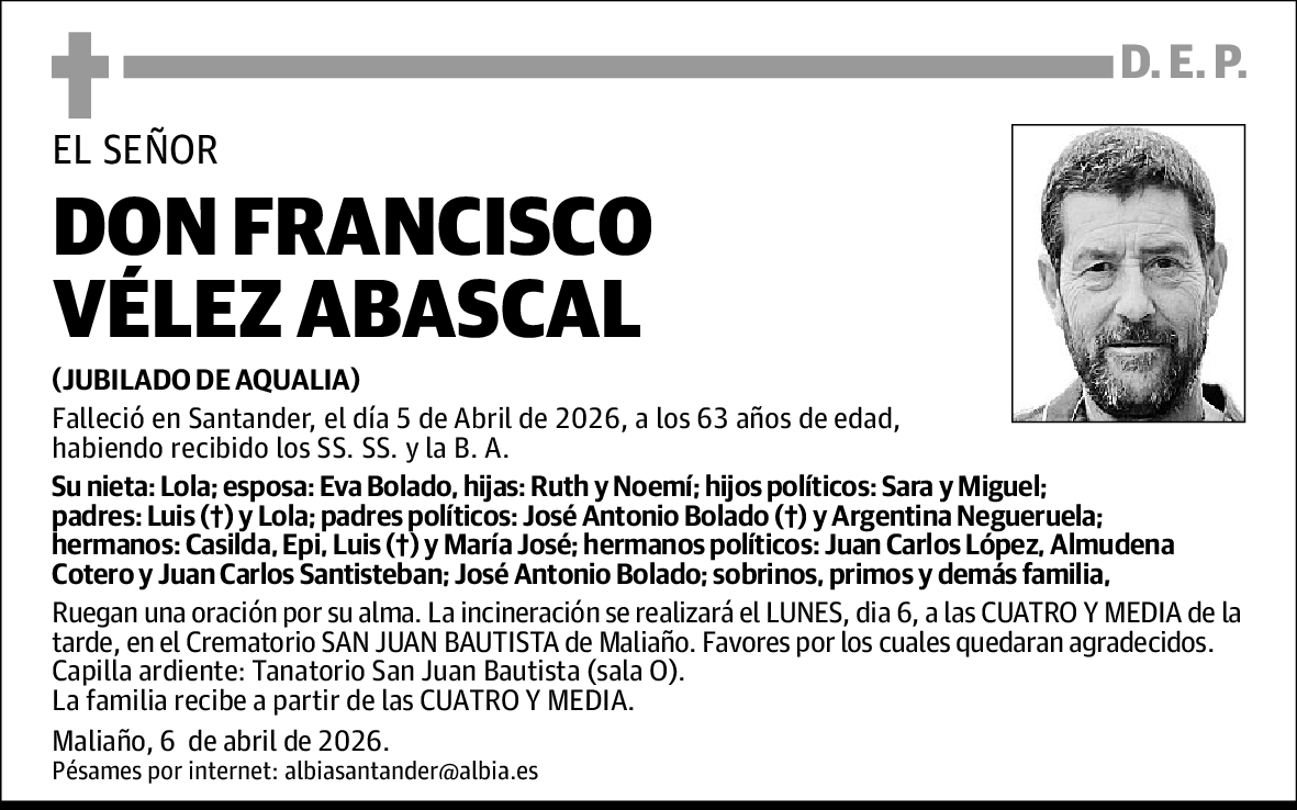 Francisco Vélez Abascal