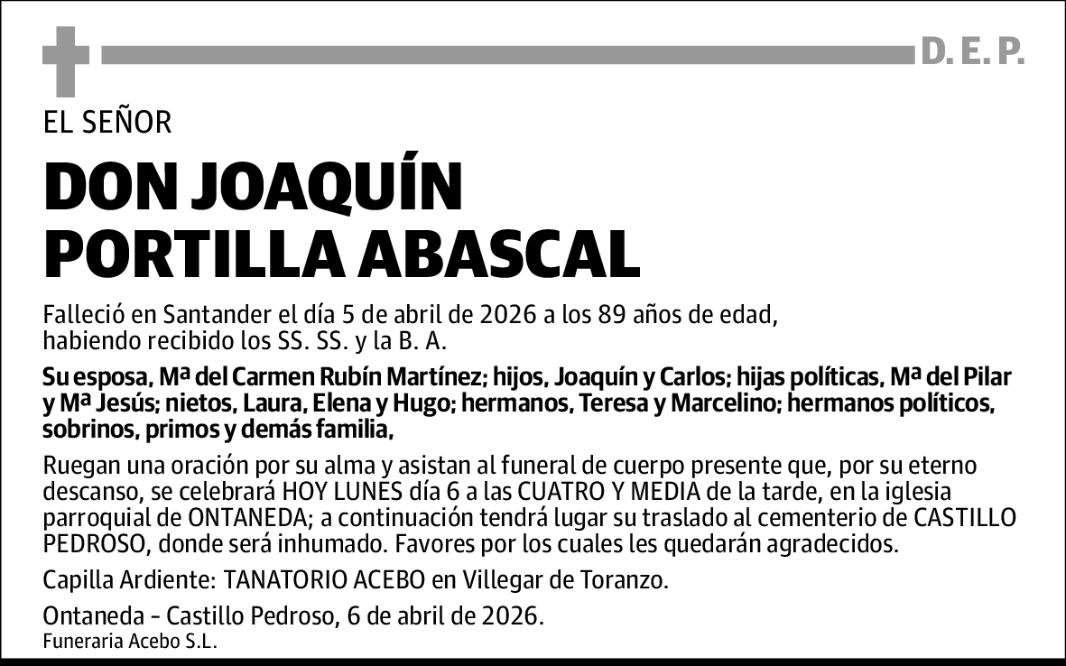 Joaquín Portilla Abascal