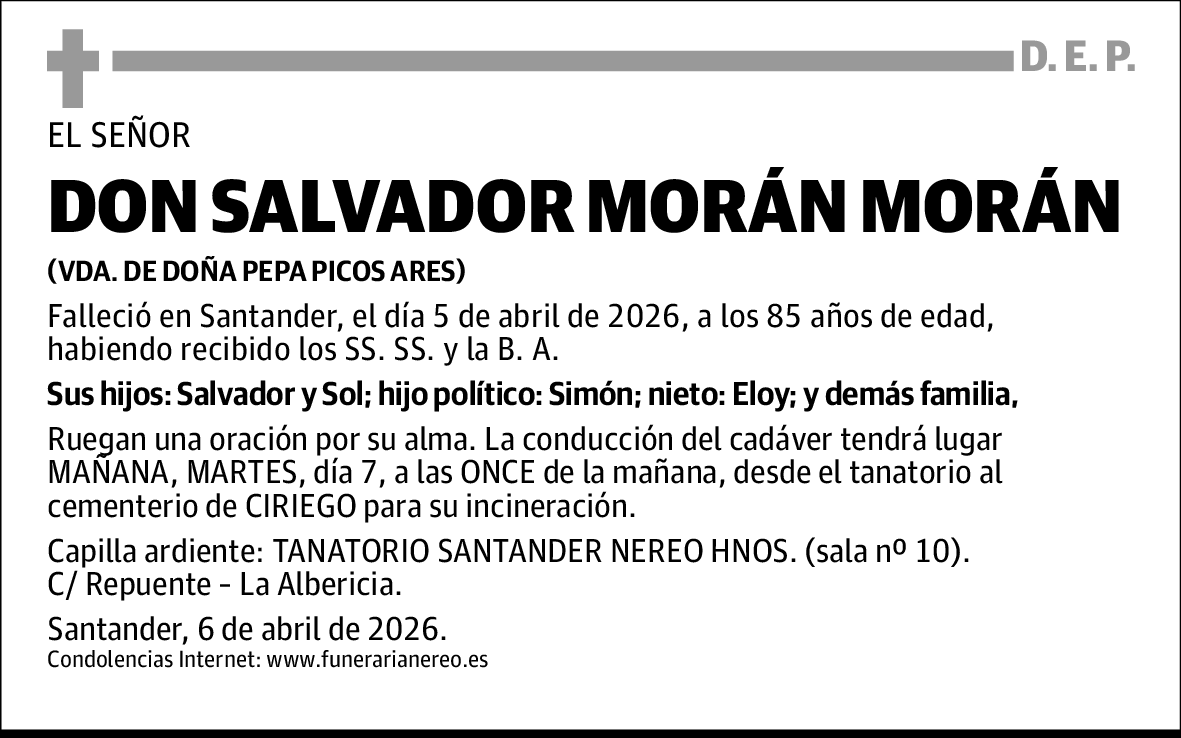 Salvador Morán Morán