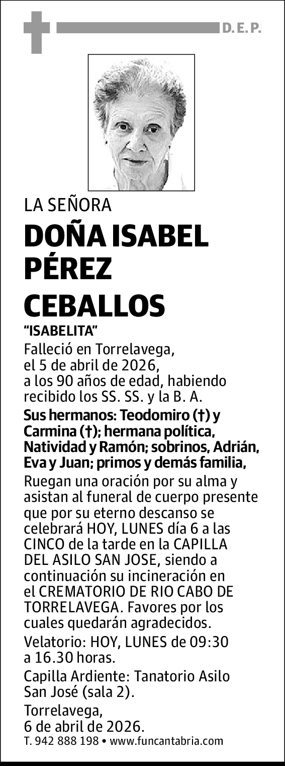 Isabel Pérez Ceballos