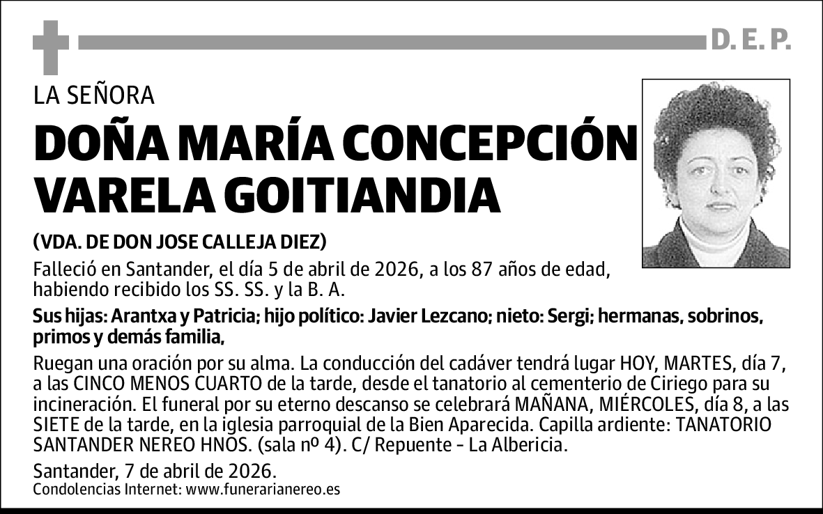 María Concepción Varela Goitiandia