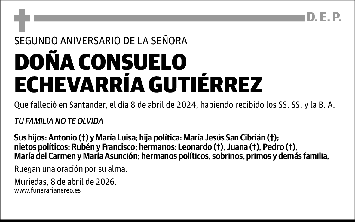 Consuelo Echevarría Gutiérrez