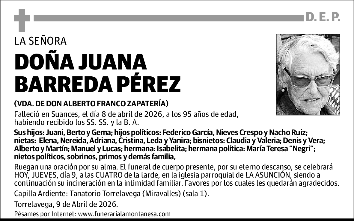 Juana Barreda Pérez