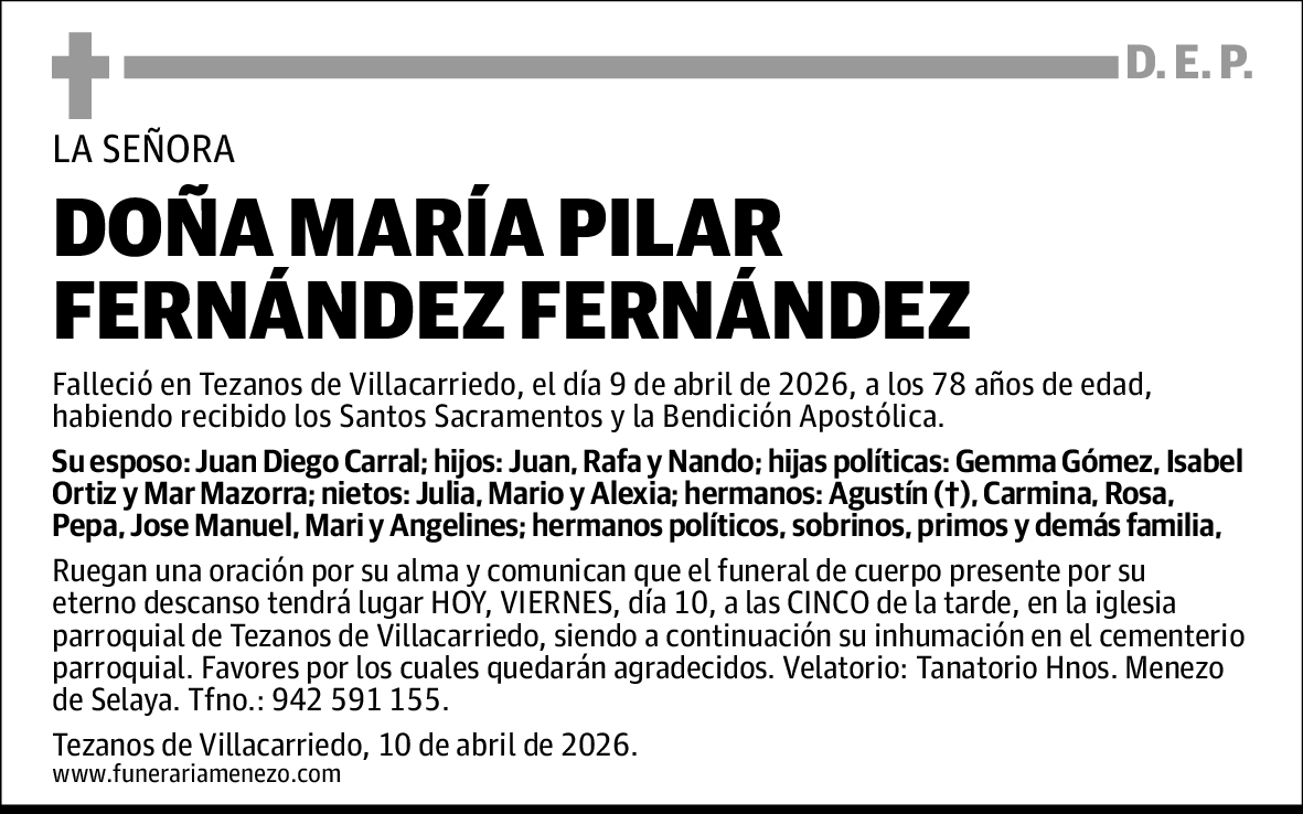 María Pilar Fernández Fernández