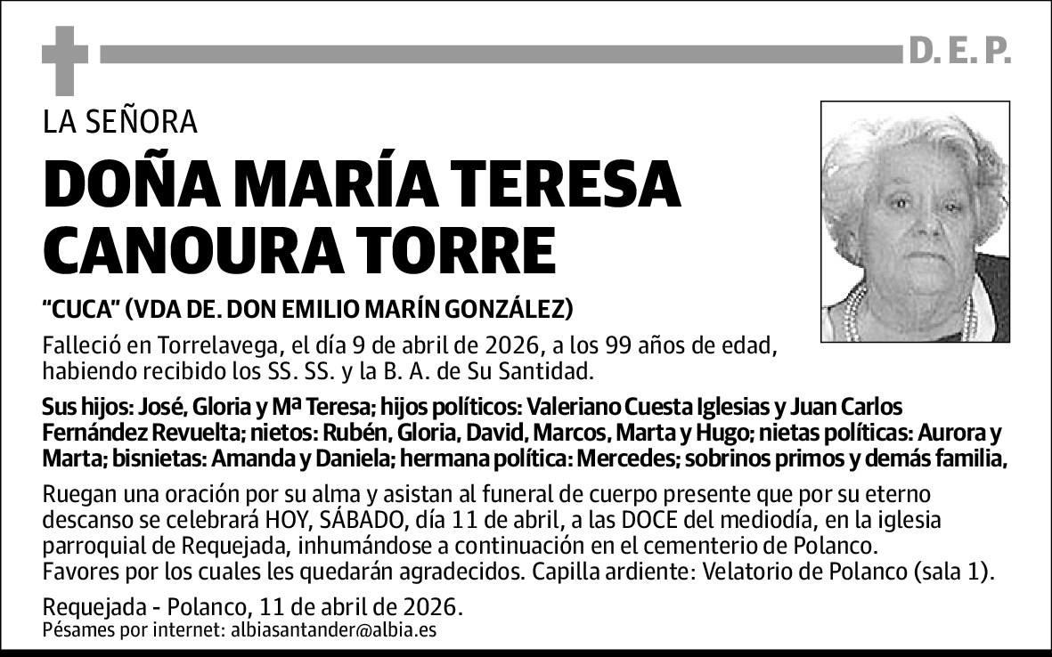 María Teresa Canoura Torre