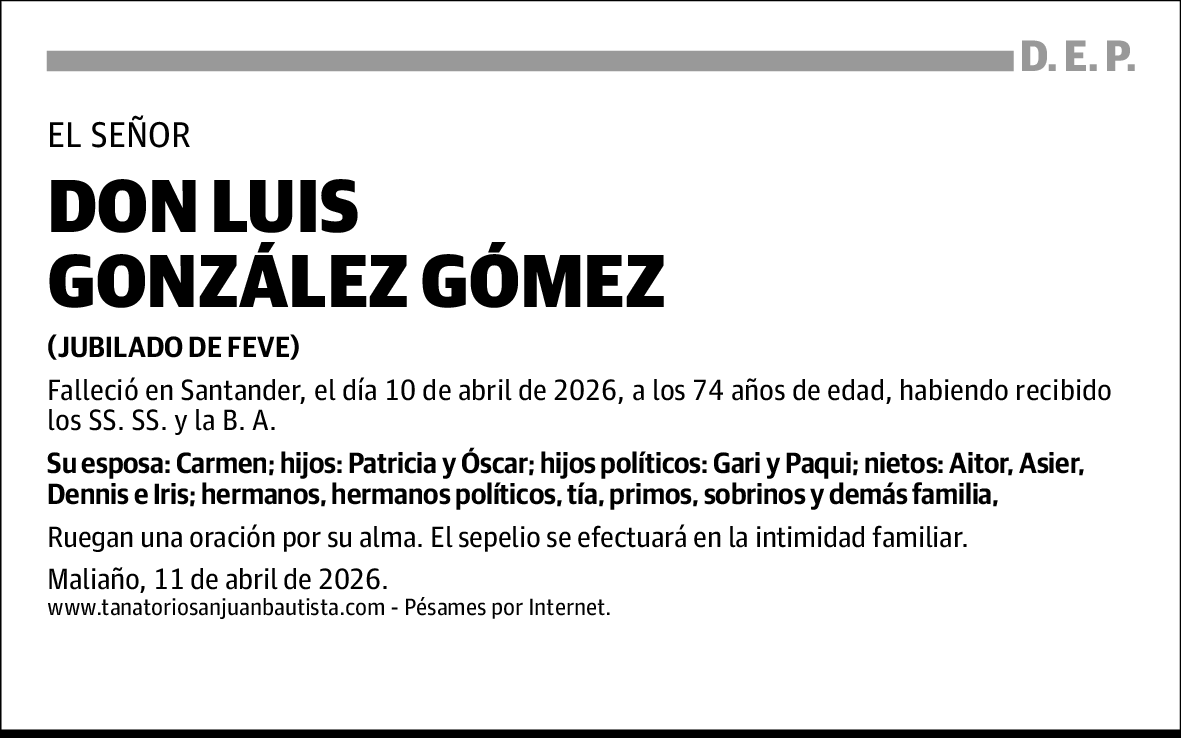 Luis González Gómez