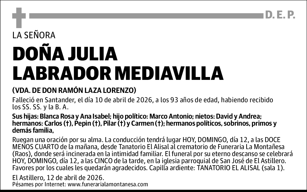 Julia Labrador Mediavilla