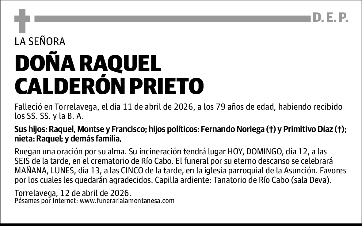 Raquel Calderón Prieto