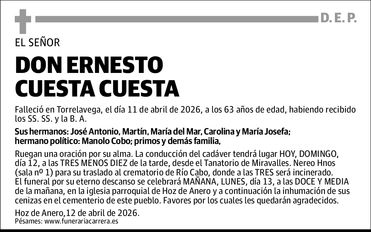 Ernesto Cuesta Cuesta