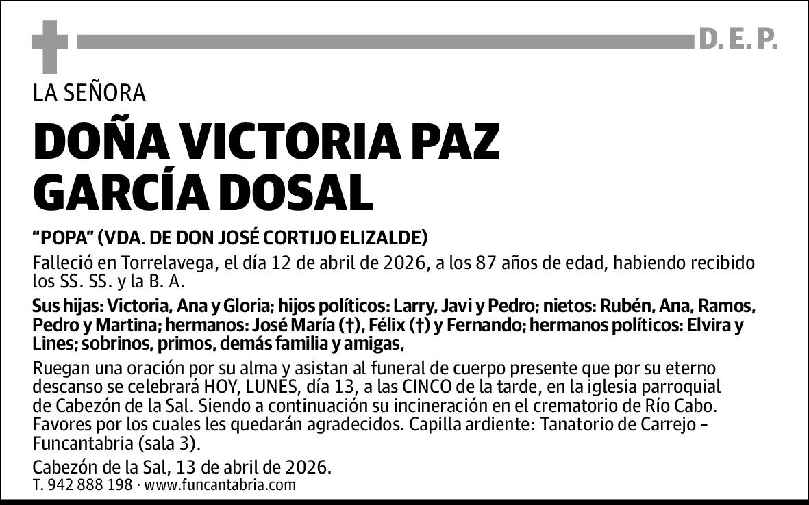 Victoria Paz García Dosal