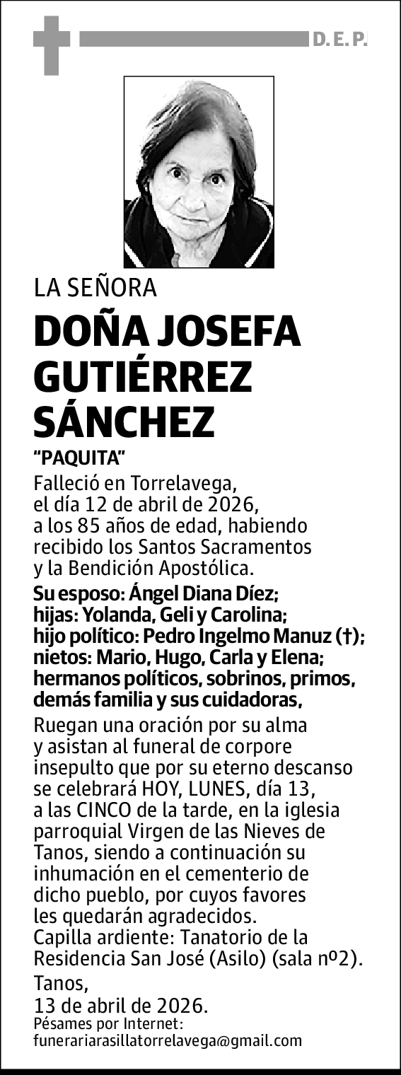 Josefa Gutiérrez Sánchez