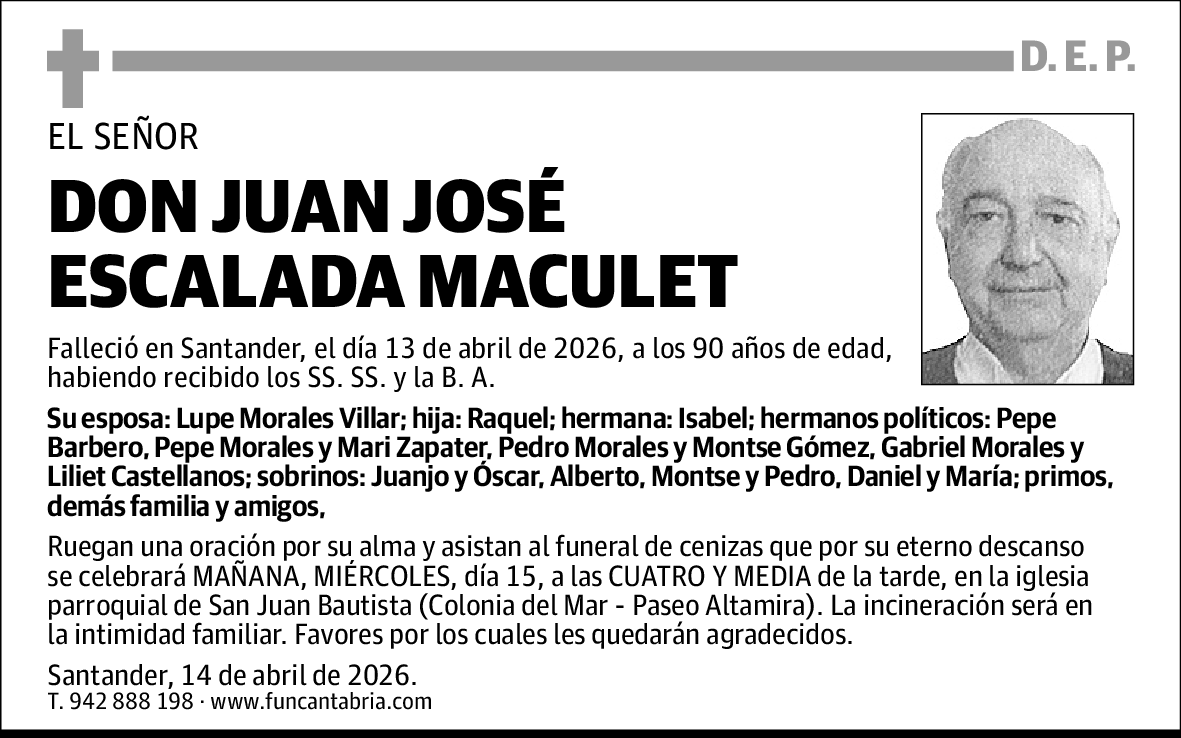 Juan José Escalada Maculet