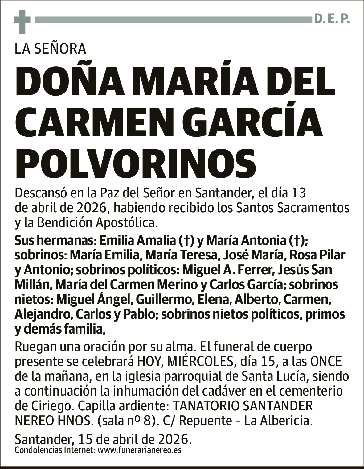 María del Carmen García Polvorinos