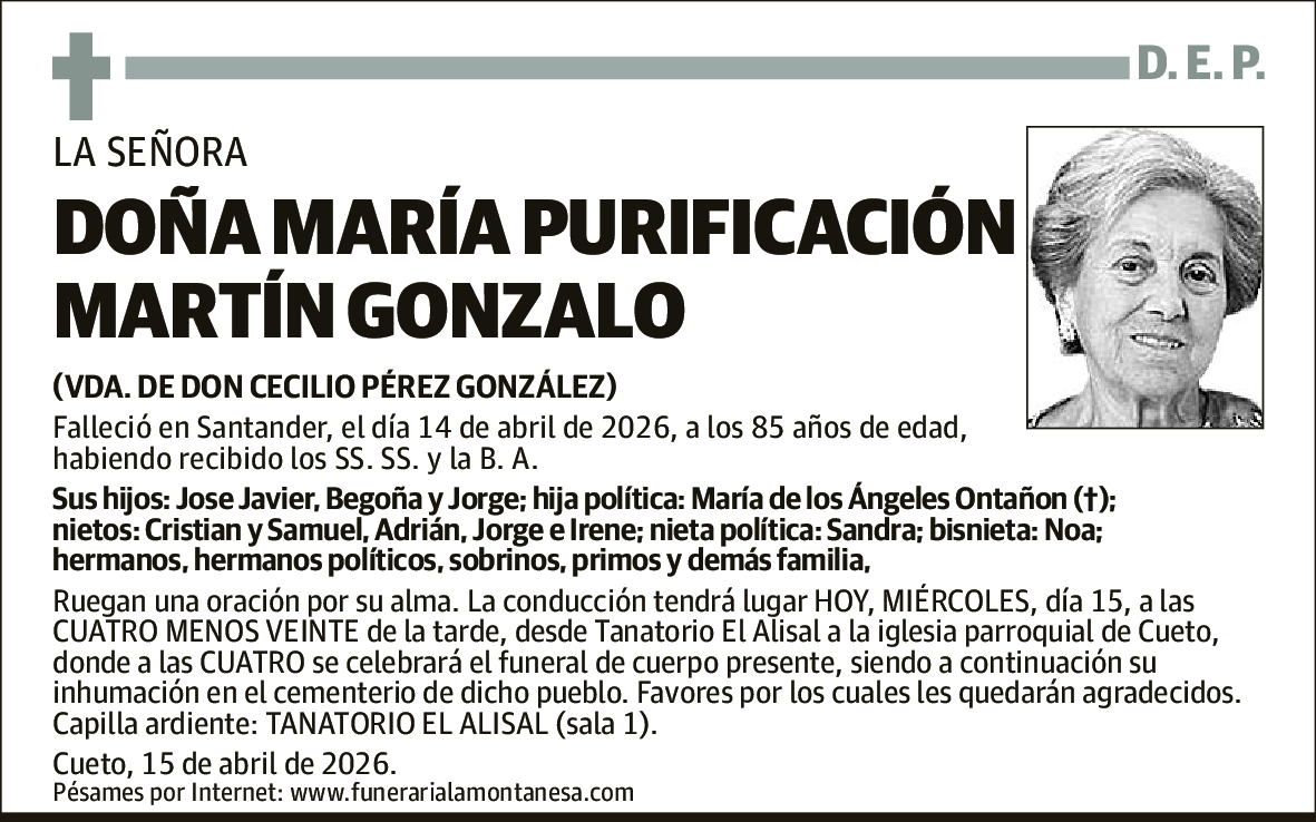 María Purificación Martín Gonzalo