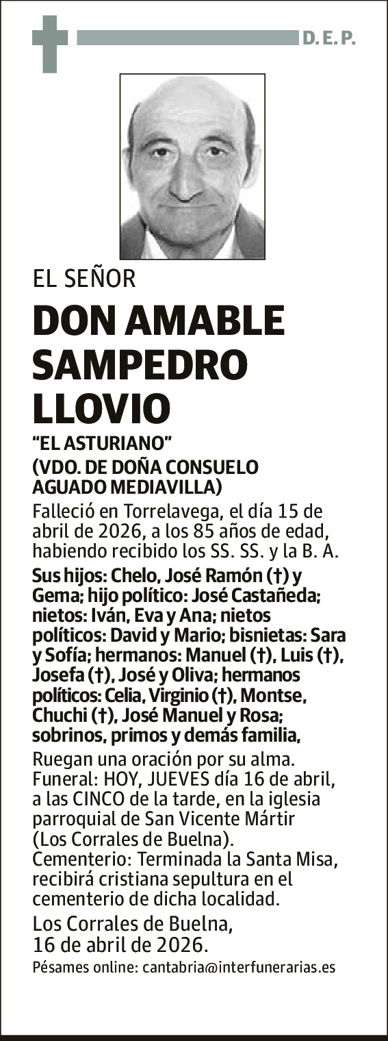Amable Sampedro Llovio