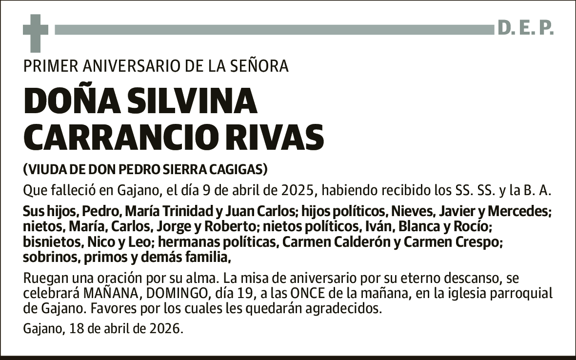 Silvina Carrancio Rivas