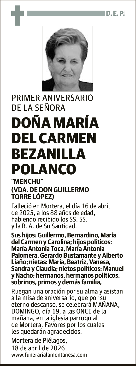 María del Carmen Bezanilla Polanco