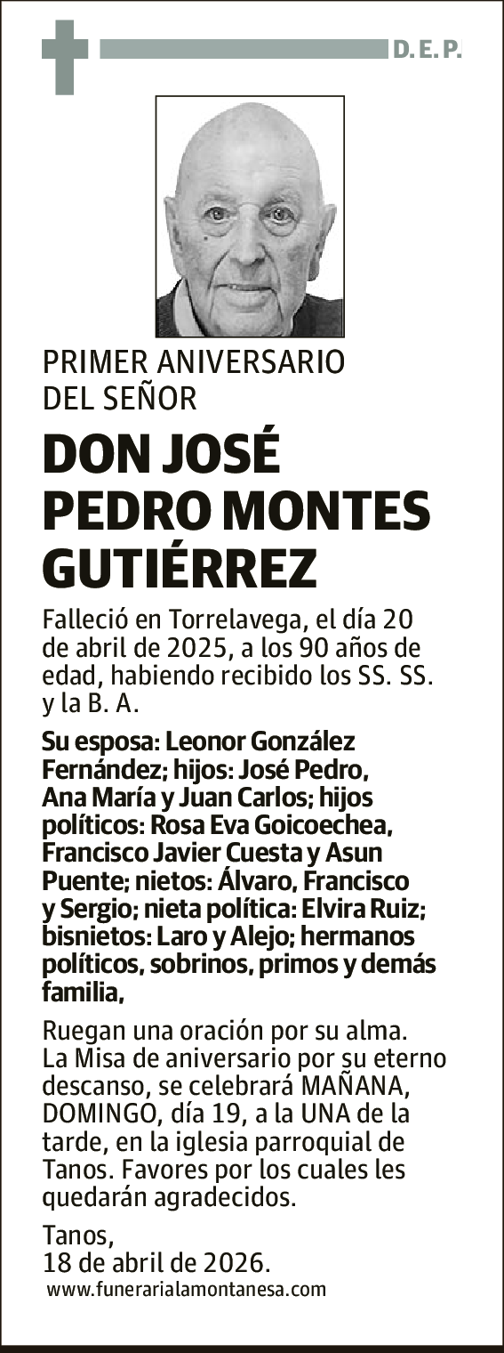 José Pedro Montes Gutiérrez