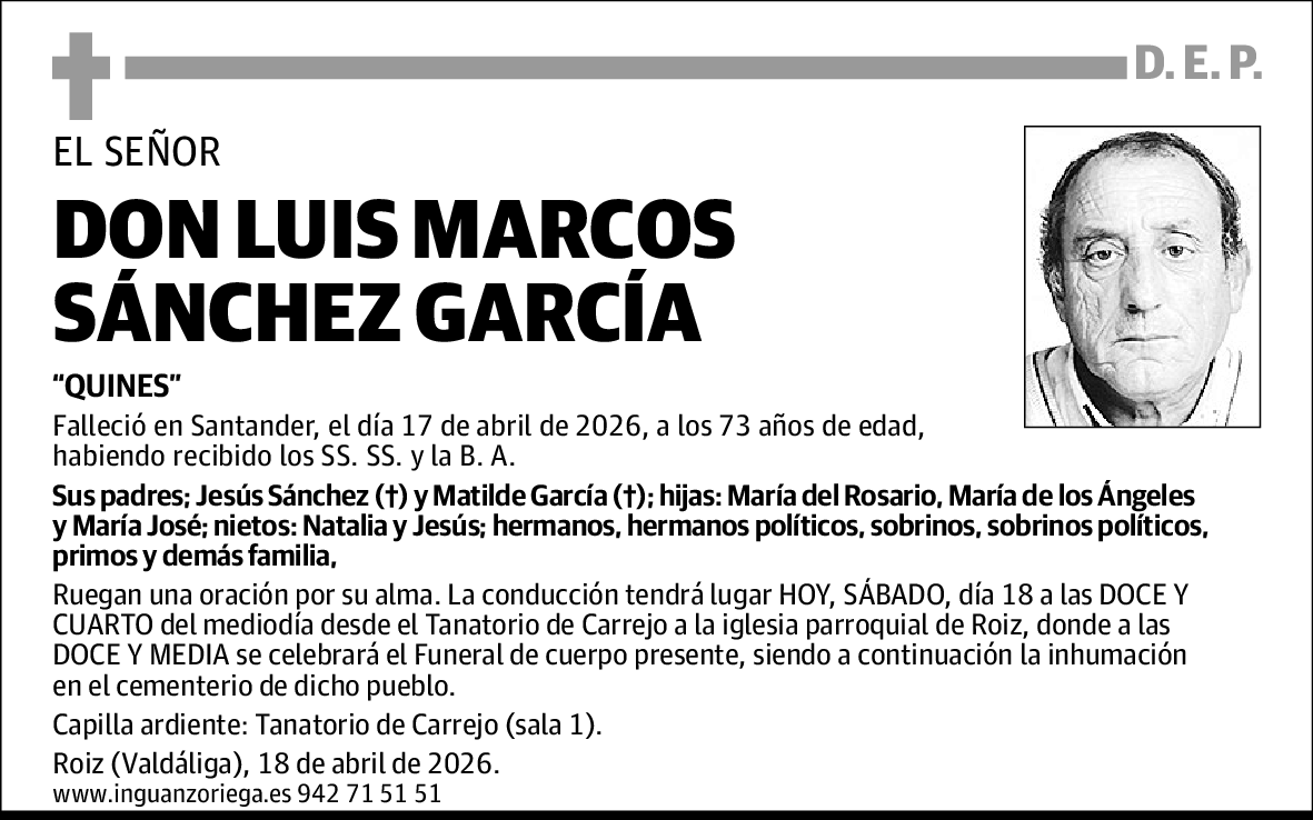 Luis Marcos Sánchez García