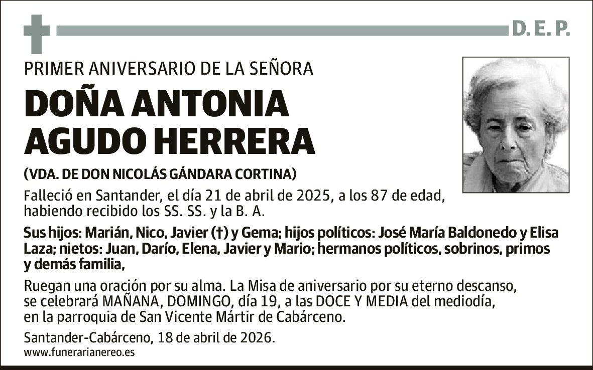 Antonia Agudo Herrera