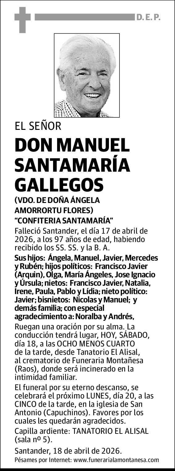 Manuel Santamaría Gallegos