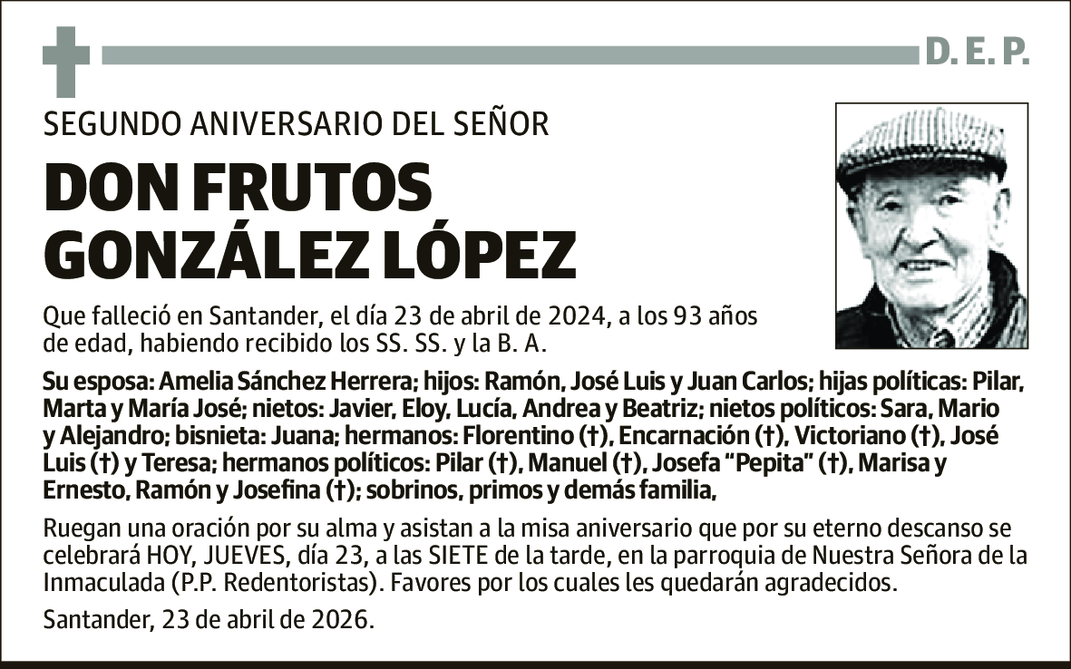 Frutos González López