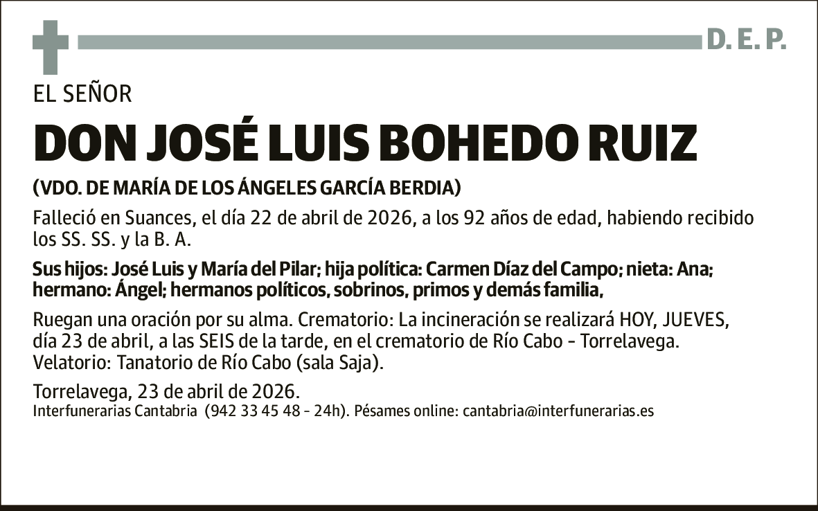 José Luis Bohedo Ruiz