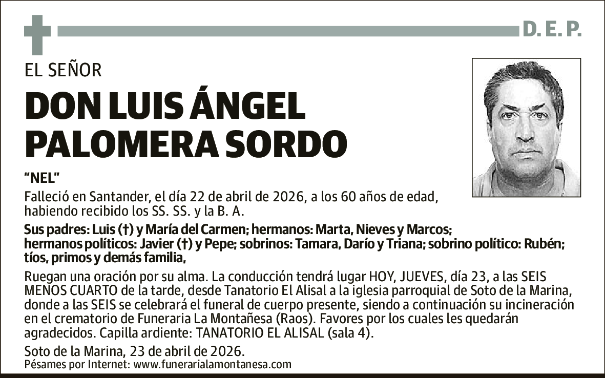 Luis Ángel Palomera Sordo