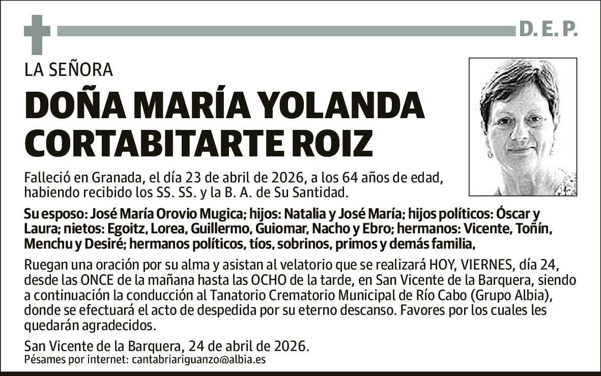 María Yolanda Cortabitarte Roiz