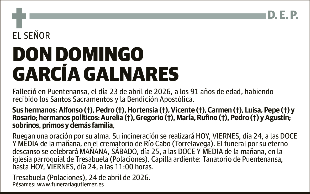 Domingo García Galnares