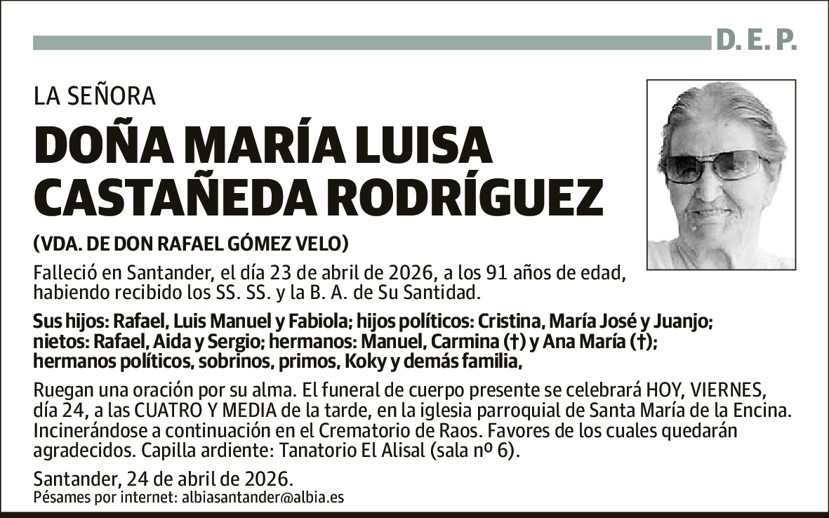 María Luisa Castañeda Rodríguez