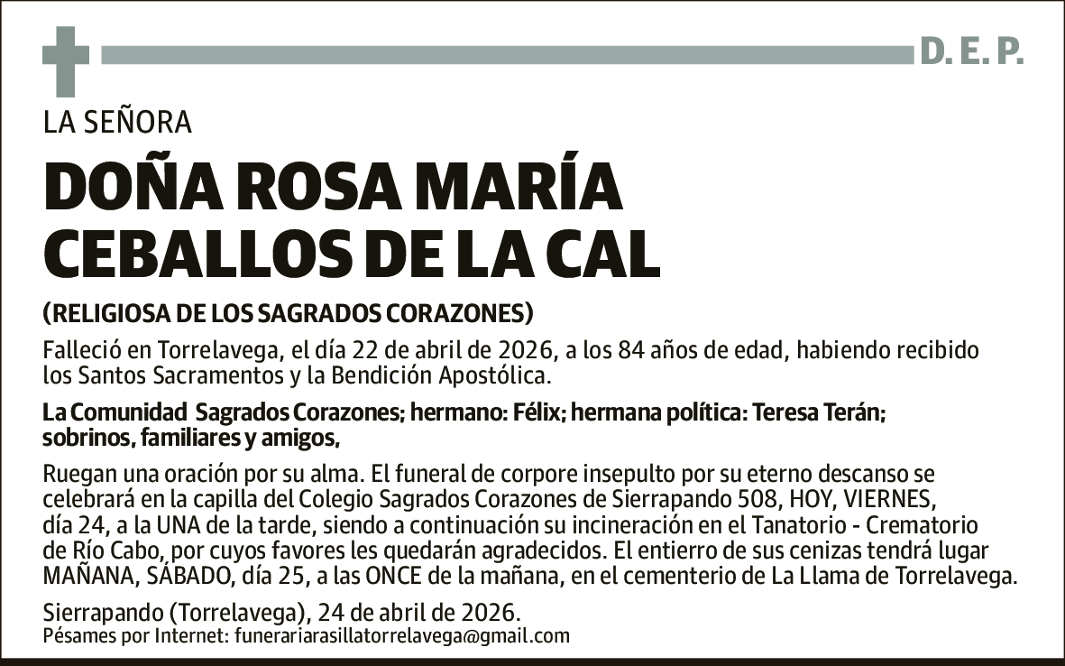 Rosa María Ceballos de la Cal