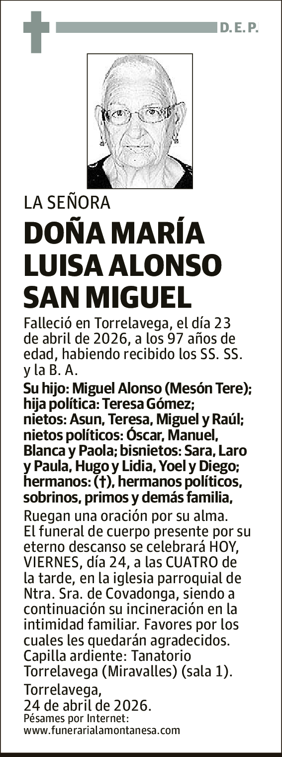María Luisa Alonso San Miguel