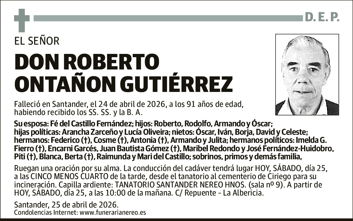Roberto Ontañon Gutiérrez