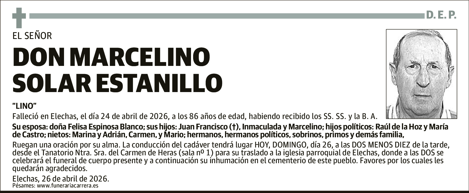 Marcelino Solar Estanillo