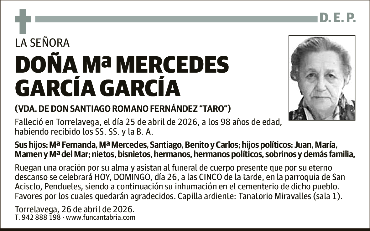 Mª Mercedes García García