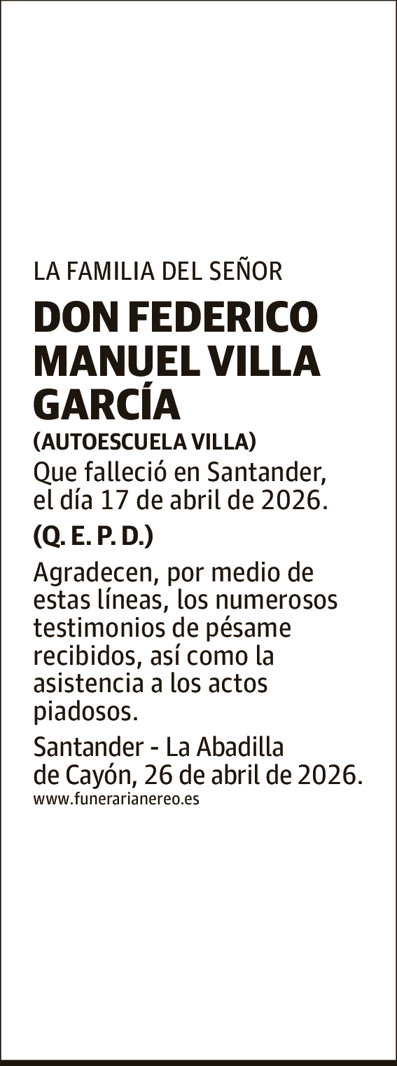 Federico Manuel Villa García