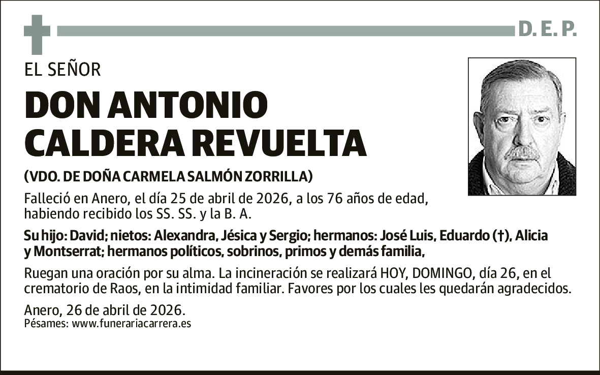 Antonio Caldera Revuelta
