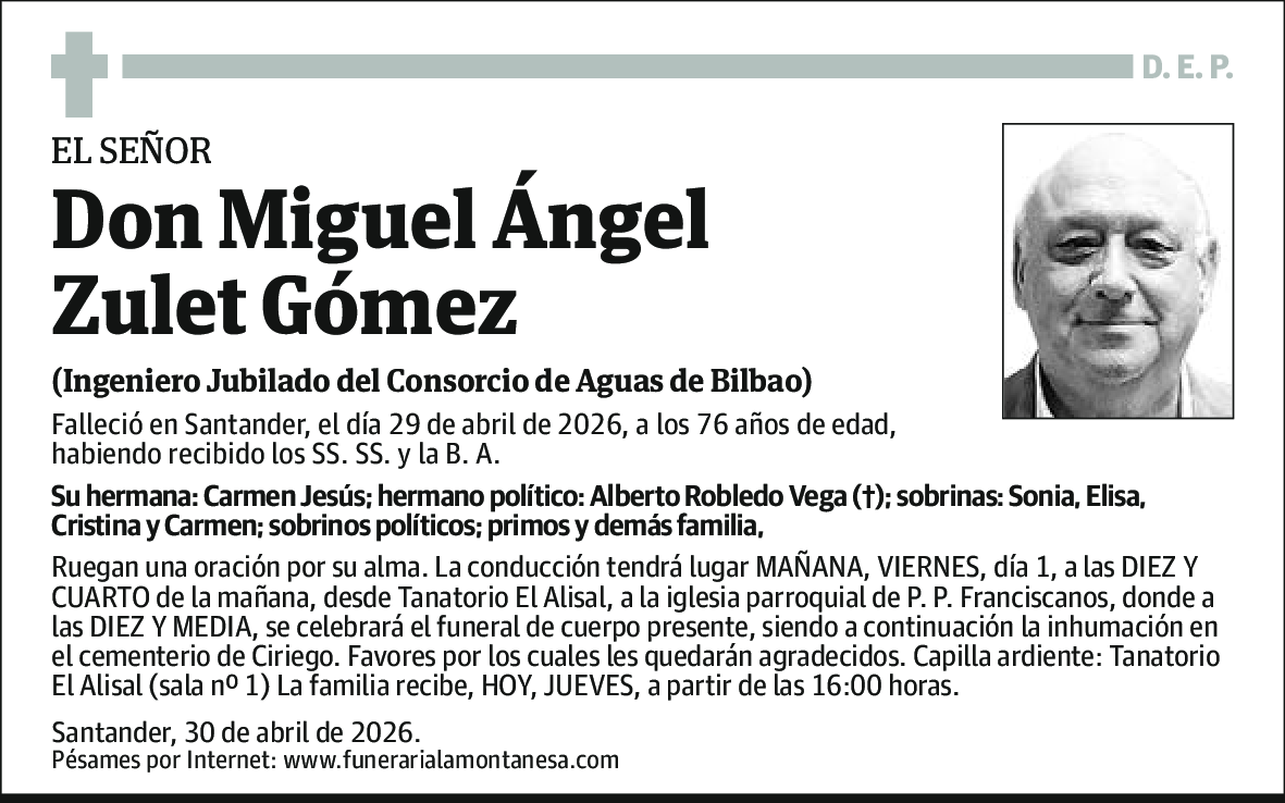 Miguel Ángel Zulet Gómez